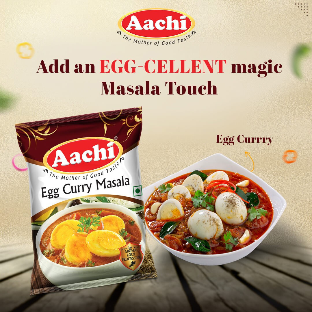 AACHI EGG CURRY MASALA EGG MASALA