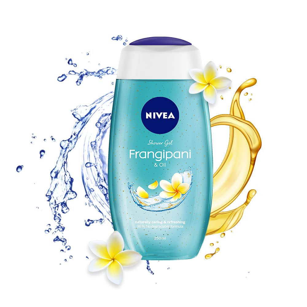 NIVEA FRANGIPANI & OIL SHOWER GEL ( 250ml ) VST